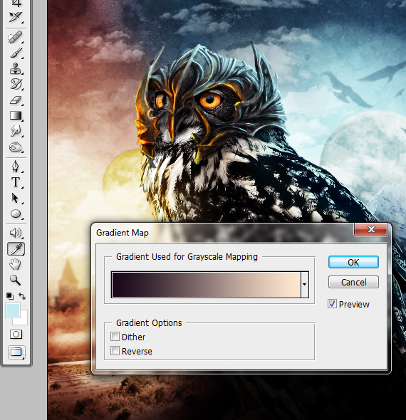 42 pixel 77 owl poster tutorial Design Process: How to create a movie poster with Photoshop and Paint Tool SAI