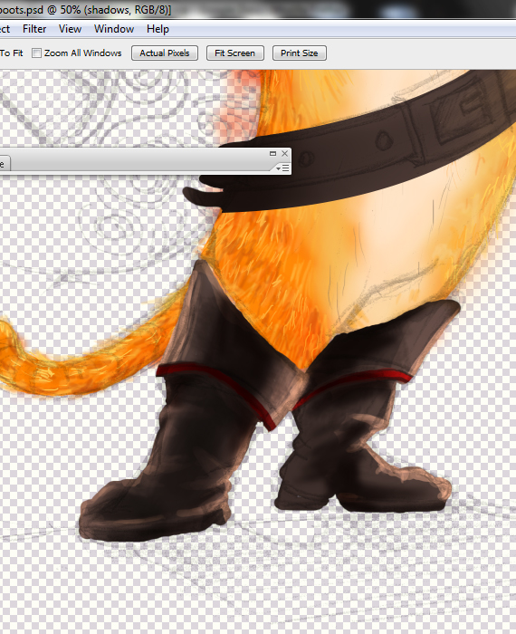17 pixel 77 puss in boots photoshop tutorial Design Process: How to create a Puss in Boots movie poster in Photoshop