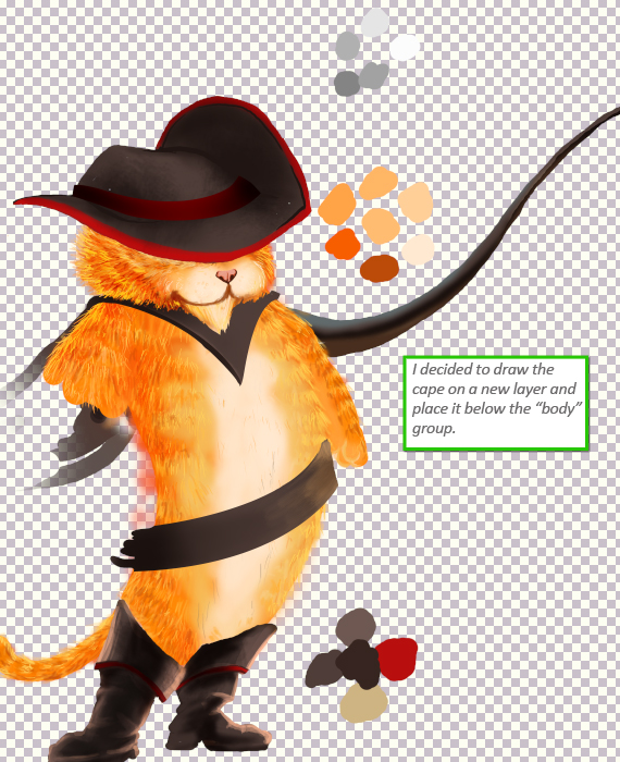 18 pixel 77 puss in boots photoshop tutorial Design Process: How to create a Puss in Boots movie poster in Photoshop