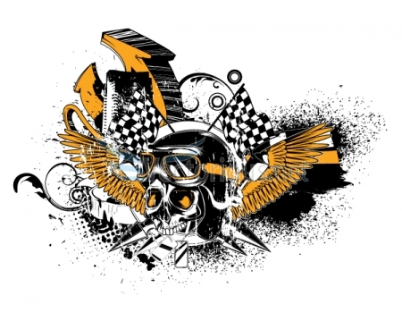 1851 vintage emblem How to Use Vector Skulls to Create Jaw Dropping Illustrations