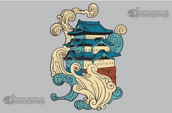 2 japanese vector temple The Influence of Japanese Culture in Graphic Design