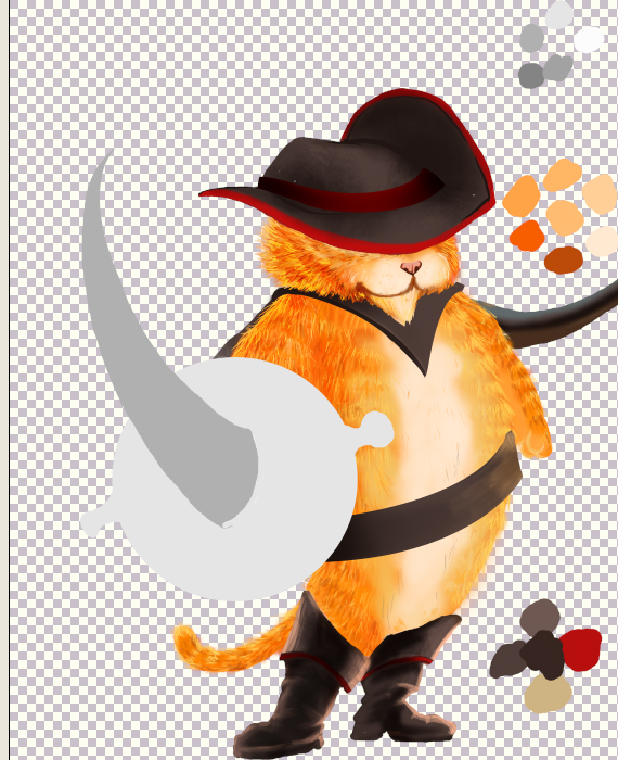 20 pixel 77 puss in boots photoshop tutorial Design Process: How to create a Puss in Boots movie poster in Photoshop