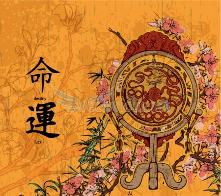2425 grunge floral background The Influence of Japanese Culture in Graphic Design
