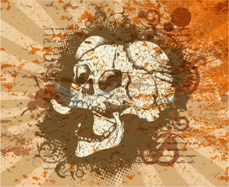 2482 vintage background How to Use Vector Skulls to Create Jaw Dropping Illustrations