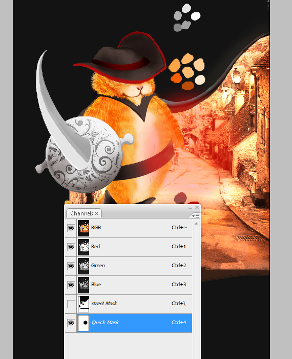 29 pixel 77 puss in boots photoshop tutorial Design Process: How to create a Puss in Boots movie poster in Photoshop