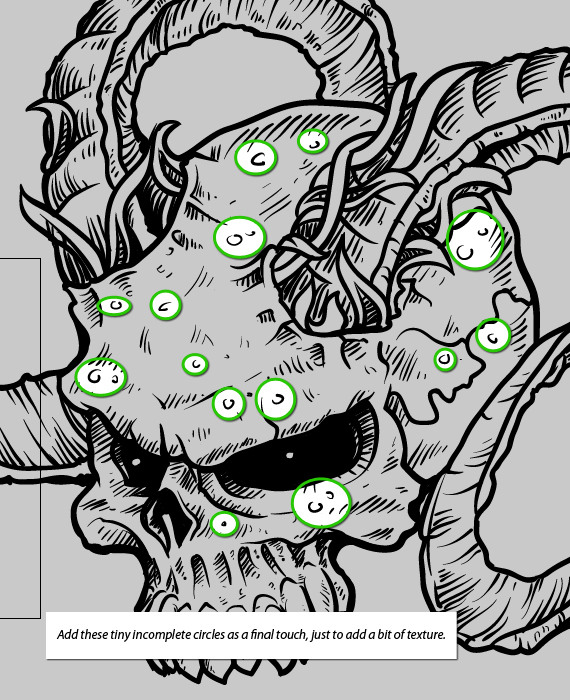 Drawing Smooth Lines In Illustrator : How to draw evil vector skulls in illustrator