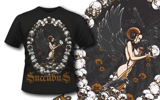 designious t shirt 278 How to Use Vector Skulls to Create Jaw Dropping Illustrations