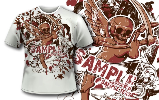 designious t shirt design 300 How to Use Vector Skulls to Create Jaw Dropping Illustrations