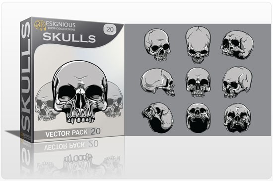 vector skulls designious 20 How to Use Vector Skulls to Create Jaw Dropping Illustrations