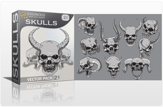 vector skulls designious 21 How to Use Vector Skulls to Create Jaw Dropping Illustrations