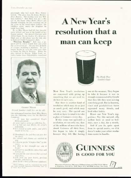 Guinness 1935 Get a Taste of Christmas with some Vintage Advertising Designs