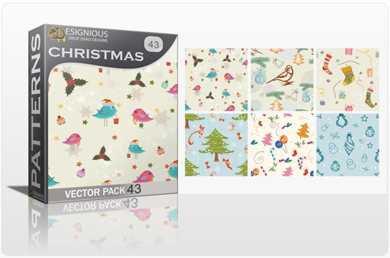 designious seamless patterns vector pack 43 christmas3 1 Smokin Hot New Design Resources from Designious.com! 