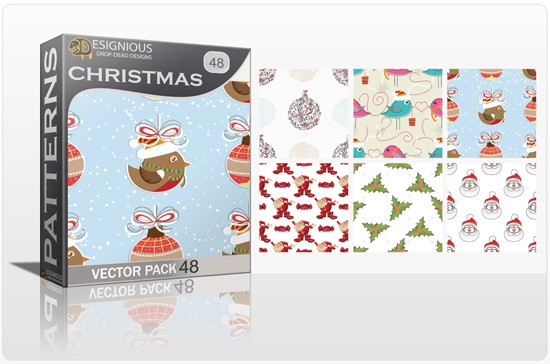 designious seamless patterns vector pack 48 birds 1 Smokin Hot New Design Resources from Designious.com! 