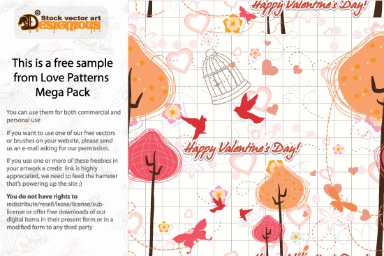 designious love patterns sample New Patterns Vector Packs T shirt Designs