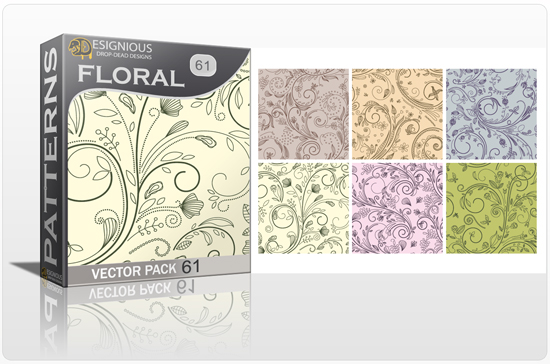 designious seamless patterns vector pack 61 floral chaos 0 New Vector Resources from Designious.com! Sugar Skulls, Seamless Patterns, Floral Vector Packs + Freebie