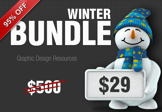 520x360 1 Inkydeals Winter Bundle $500 Worth of Design Goodies for only $29 + Bonus!