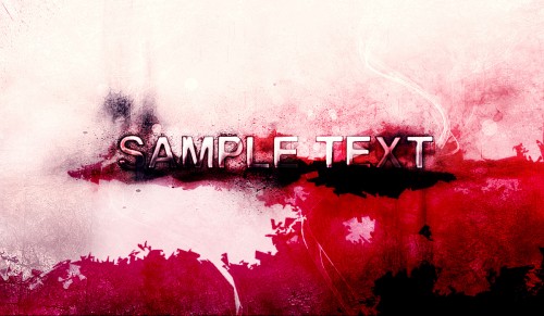 bloody text effect Photoshop Tutorials Roundup   December 2011