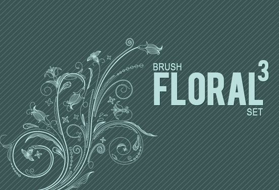 floral brushes 3 Lets Bring Spring Into Our Hearts and Designs   Spring Graphic Resources