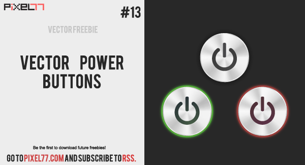 free-vector-power-button free vector power button Daily Freebie #13: Vector Power Buttons