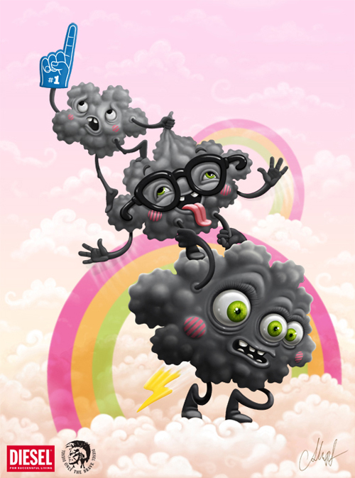 DIESEL illustration Interview with Talented Graphic Artist Andreas Krapf