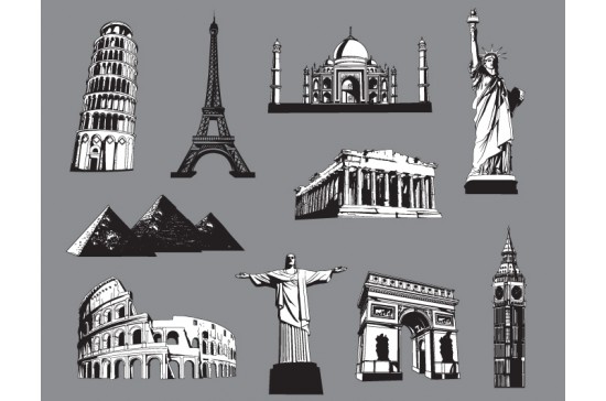 Famous monuments 10 Vector Monuments You’ll Need in Your Design Projects & Their Story – Part 2