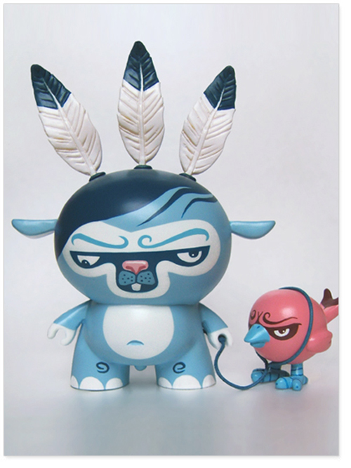 denada toy bronco blue pecker view1 Interview with Talented Graphic Artist Andreas Krapf