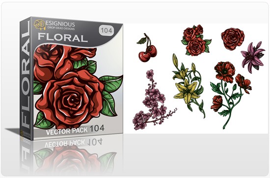 floral vector pack 3jpg NEW GREAT STUFF FROM DESIGNIOUS.COM