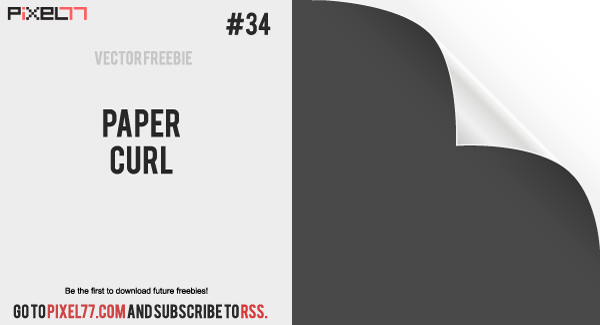 paper-curl-600 paper curl 600 Daily Freebie #34: Paper Curl