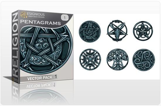 pentagrams vector pack 21 NEW GREAT STUFF FROM DESIGNIOUS.COM