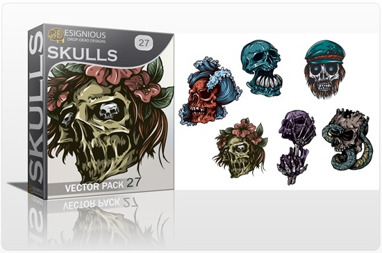 skulls vector pack 2 NEW GREAT STUFF FROM DESIGNIOUS.COM