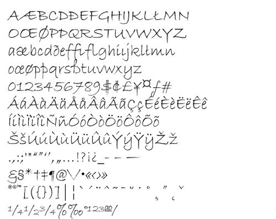 Fonts web design 2 The Least Appropriate Fonts in Web Design
