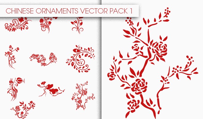 designious chinese ornaments vector pack 1 small New Awesome T shirt Designs, Vector Packs & Freebie from Designious.com!