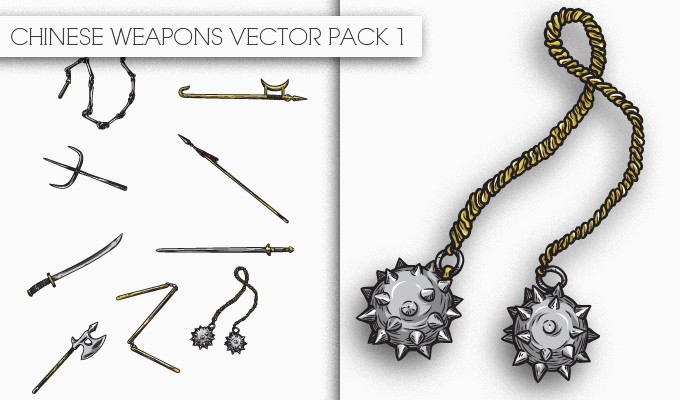 designious chinese weapons vector pack 1 small New Awesome T shirt Designs, Vector Packs & Freebie from Designious.com!