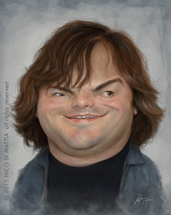 Showcase of 25 Cunning Celebrity Digital Caricatures - Pixel77