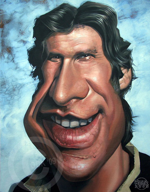 Celebrity vector caricature 25 Showcase of 25 Cunning Celebrity Digital Caricatures