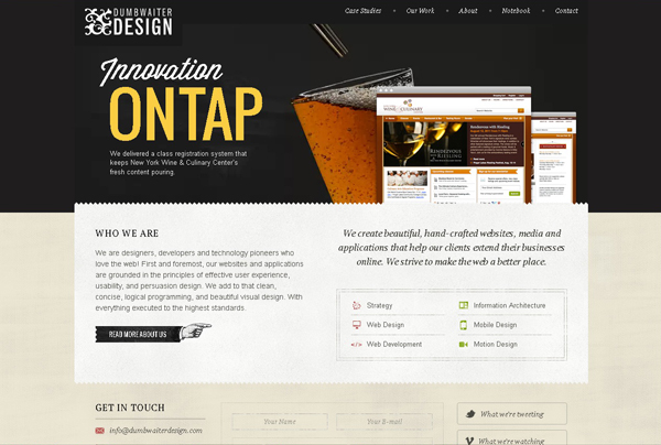 Designer portfolio websites 1 30 Spectacular Designer Portfolio Websites