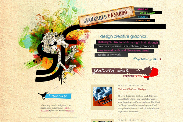 Designer portfolio websites 13 30 Spectacular Designer Portfolio Websites