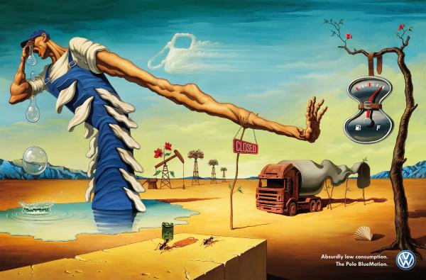 Ads famous paintings 13 15 Creative Ads Inspired by Famous Paintings
