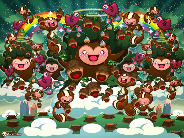 Caramelaw vector illustrations 10 Sweet Vector Illustrations by Talented Artist Caramelaw