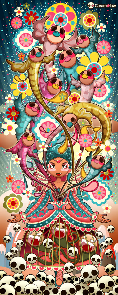 Caramelaw vector illustrations 9 Sweet Vector Illustrations by Talented Artist Caramelaw