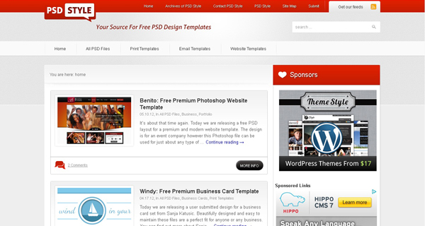 Websites-free-psd-templates-10 Websites free psd templates 10 20 Websites for Downloading Free Premium PSD Templates