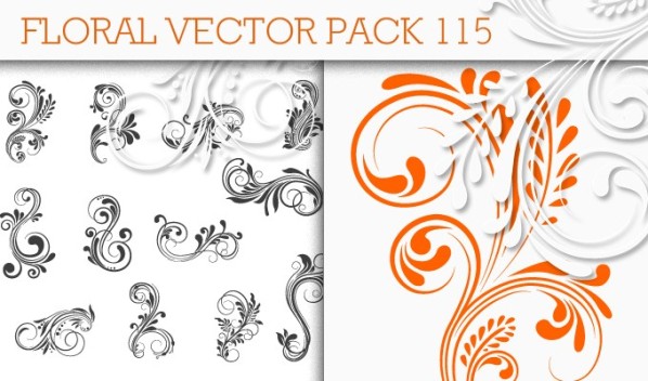 designious floral vector pack 115 small 10 New Amazing Floral Vector Packs & Freebie from Designious.com