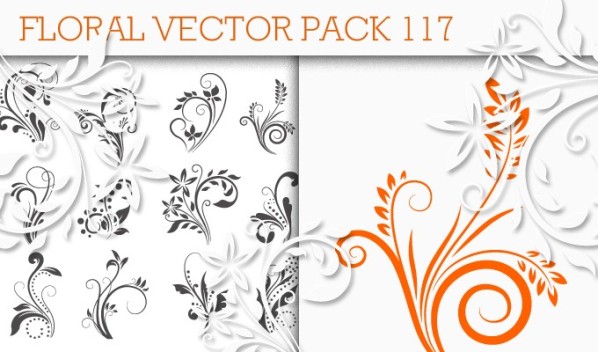 designious floral vector pack 117 small 10 New Amazing Floral Vector Packs & Freebie from Designious.com
