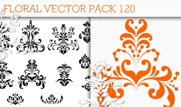 designious floral vector pack 120 small 10 New Amazing Floral Vector Packs & Freebie from Designious.com