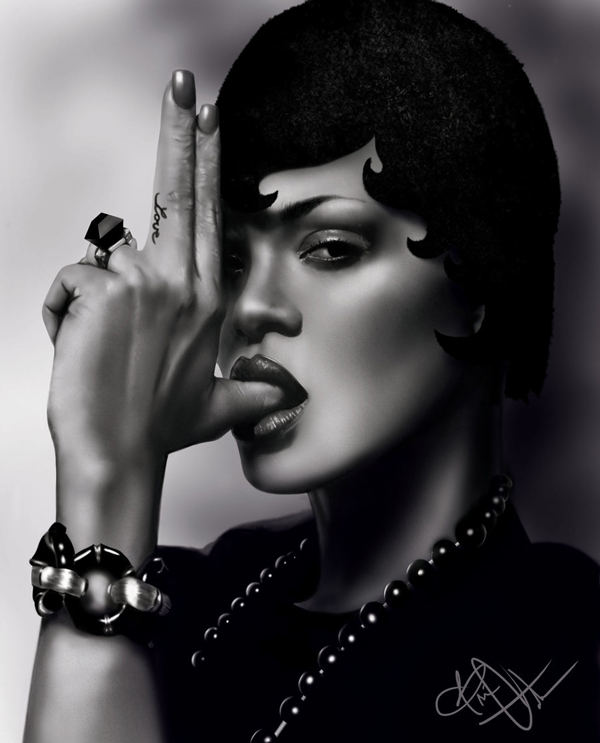 Celebrity digital fan art 14 Impressive Celebrity Digital Fan Art