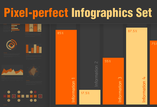 Infographic elements set 2 [Infographic]   Color Psychology in Logo Design