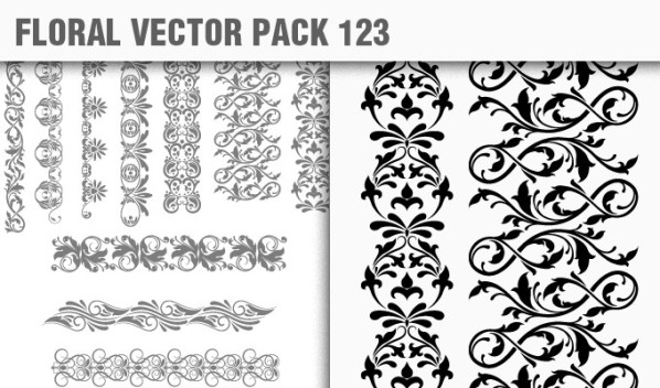 designious vector floral 123 small New Products from Designious.com: 20 Awesome Vector Packs, 10 Urban T shirt Designs & 2 New Freebies