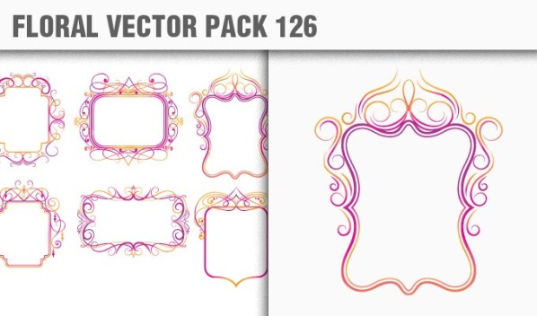 designious vector floral 126 small New Products from Designious.com: 20 Awesome Vector Packs, 10 Urban T shirt Designs & 2 New Freebies