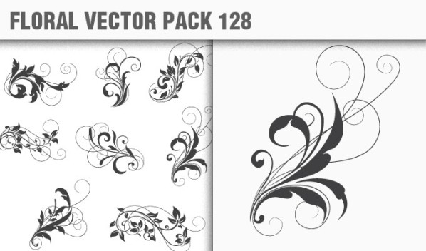 designious vector floral 128 small New Products from Designious.com: 20 Awesome Vector Packs, 10 Urban T shirt Designs & 2 New Freebies