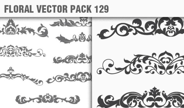 designious vector floral 129 small New Products from Designious.com: 20 Awesome Vector Packs, 10 Urban T shirt Designs & 2 New Freebies